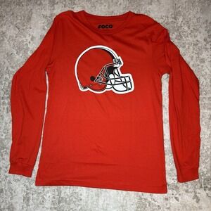 Cleveland Browns FOCO NFL Men's Medium Long Sleeve Shirt NWOT‎